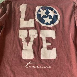 Nicely Distressed βLove Tennesseeβ Long Sleeve Tee